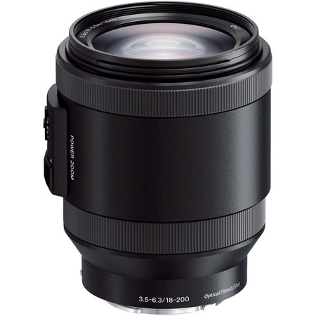 Sony E PZ 18-200mm f/3.5-6.3 OSS Lens for Sony E, Black