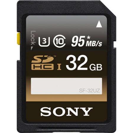 Sony 32GB SF-UZ Series UHS-I U3 Class 10 SDHC Memory Card
