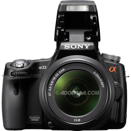 Sony Alpha DSLR SLT A33 Digital Camera with Sony 18-55mm Zoom Lens