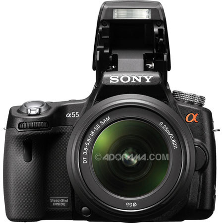 Sony Alpha DSLR SLT A55 Digital Camera w/Sony 18-55mm Lens