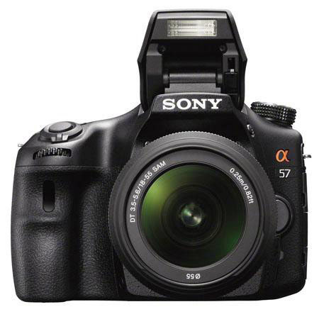 Sony Alpha DSLR SLT A57 Digital Camera with DT 18-55mm F3.5-5 .6 Lens Bundle