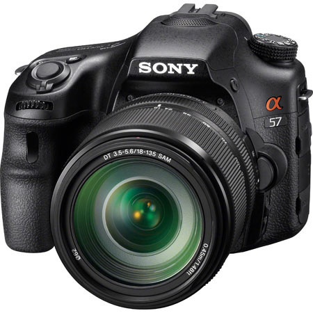 Sony Alpha SLT-A57 Digital SLR Camera with 18-135mm Lens