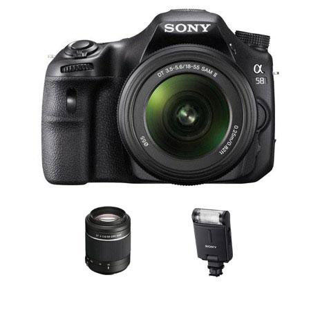 Sony a58 Two Lens & Flash Hard Bundle and $50 Gift Certificate