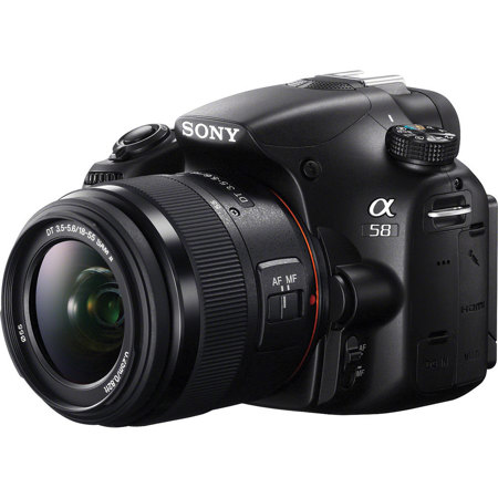 Sony Alpha DSLR SLT-A58 DSLR Camera with 18-55 Lens