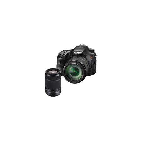 Sony Alpha DSLR SLT A65 Digital Camera & Sony 18-135mm,Bundle w/Sony 55-300mm DT