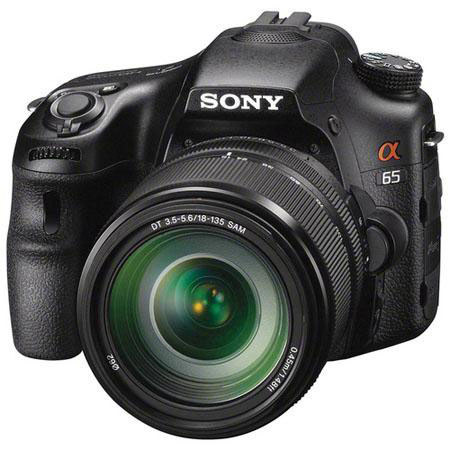 Sony Alpha DSLR SLT A65 Digital Camera with Sony 18-135mm Bundle 32GB SD