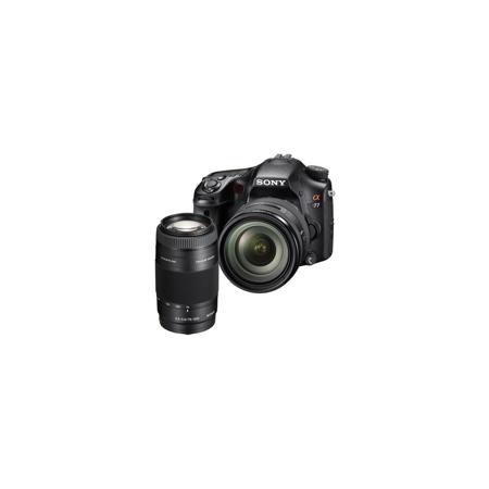 Sony Alpha DSLR SLT A77 Digital Camera w/Sony 16-50mm f/2.8 & 75-300mm f/4.5-5.6
