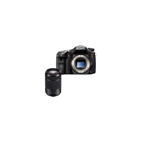 Sony Alpha DSLR SLT-A77 Translucent Mirror Digital Camera,Bundle w/Sony 55-300mm