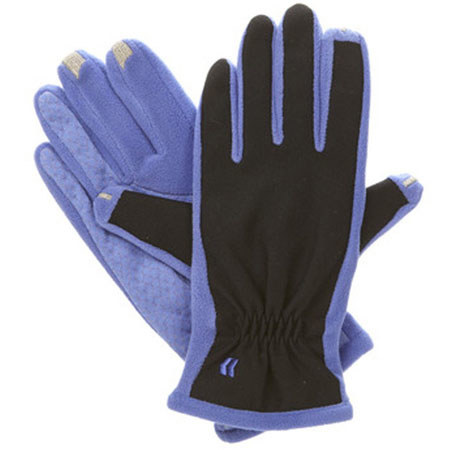 Isotoner Women's smarTouch Tech Stretch Gloves, Medium/Large, Lapis