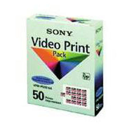 Sony VPM-50S02B Sticker Print Paper, 2 Stickers per Sheet, 50 Sheets a Pack for Older Printers.