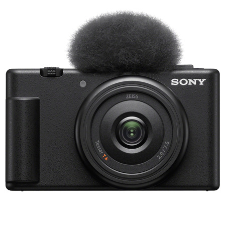 Sony ZV-1F Vlogging Camera, Black with Accessories Kit ZV1F/B AK