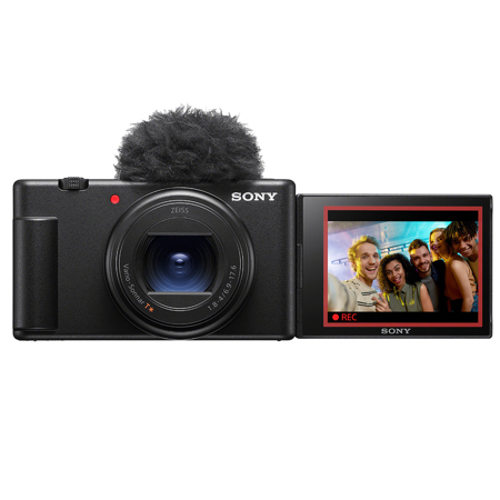Sony ZV-1 II Compact Vlog Camera, Black + Essentials Kit ZV1M2/B EK
