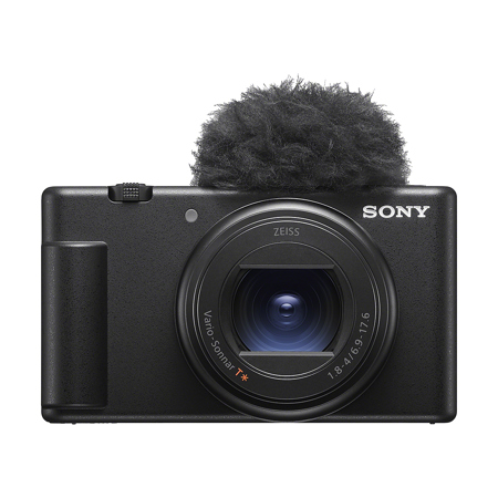 Sony ZV-1 II Compact Vlog Camera, Black + Essentials Kit ZV1M2/B EK