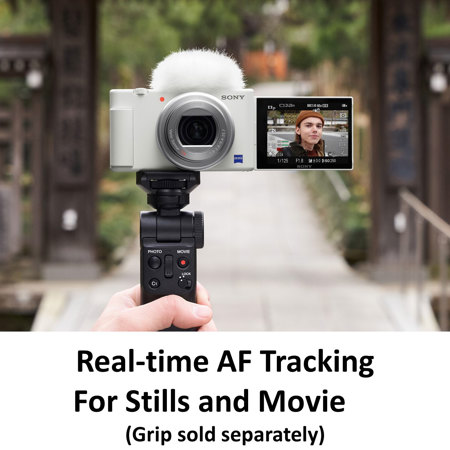 Sony ZV-1 Compact 4K HD Camera, White DCZV1/W - Adorama