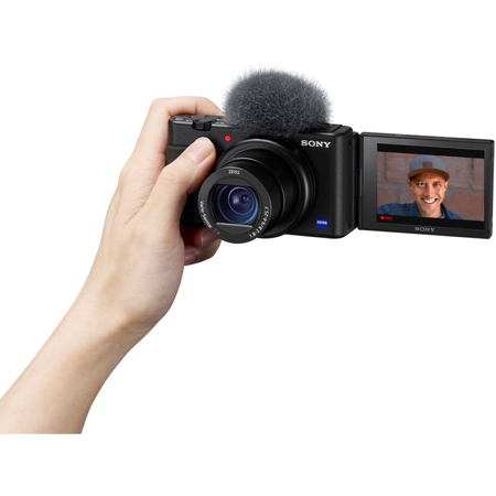 Sony ZV-1F Vlogging Camera, Black ZV1F/B - Adorama