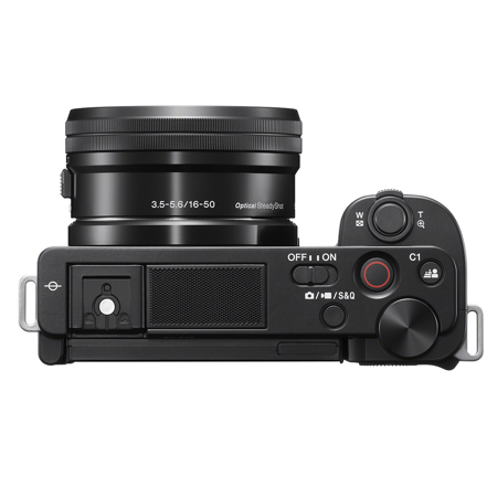 Used Sony ZV-E10 Mirrorless Camera with 16-50mm Lens, Black OB