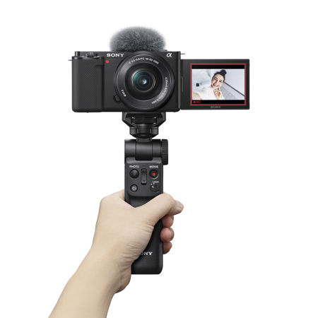 Used Sony ZV-E10 Mirrorless Camera with 16-50mm Lens, Black OB
