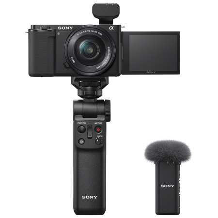Used Sony ZV-E10 Mirrorless Camera with 16-50mm Lens, Black OB