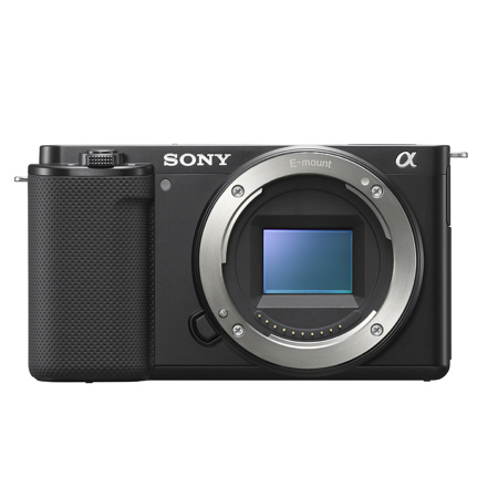 Sony ZV-E10 Mirrorless Camera, Black Bundle with, 64GB SD Memory Card, Shoulder Bag