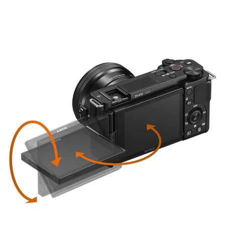 Used Sony ZV-E10 Mirrorless Camera Body, Black E+
