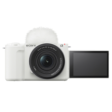 Sony Alpha ZV-E10II w/E PZ 16-50mm f/3.5-5.6 OSS II Lens,White