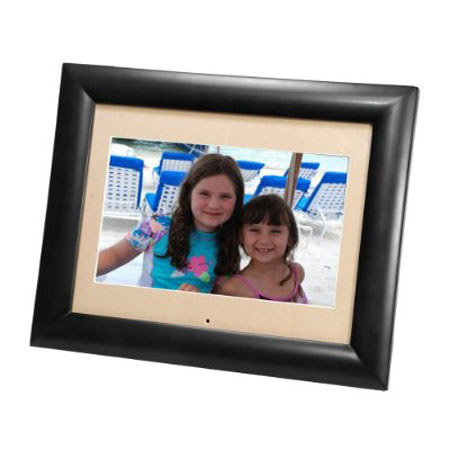 Smartparts 11.0" LCD Blk Wood Dig Pic Frame,800x480 Res