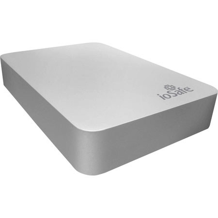 IoSafe Rugged Portable 1TB External Hard Drive with 1 Year DRS, Silver