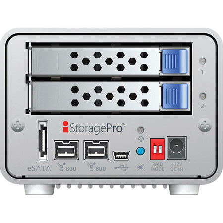 iStoragePro IT2PKTV5401T Pocket View 2 Bay 2.5in Disk