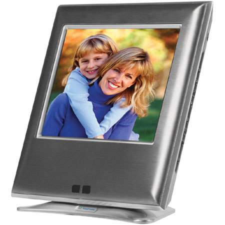 Vialta VistaFrame 6.8" Digital Picture Frame with Two Built-in Memory Card Readers.