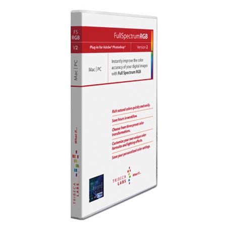 Tribeca Labs D.C.F Full Spectrum Color Correcting Software Plug in for Adobe Photoshop 7, CS & CS2 for Windows & Mac.