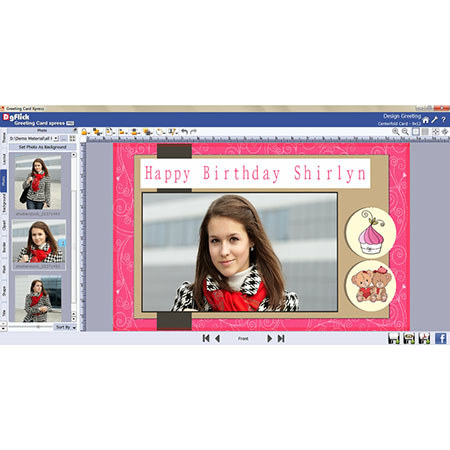 DgFlick Greeting Card Xpress Pro Software