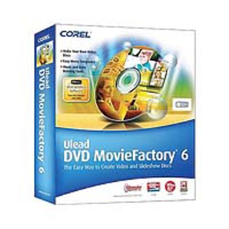 Corel Ulead DVD MovieFactory Version 6.0, Disc Authoring and Burning Software for Windows