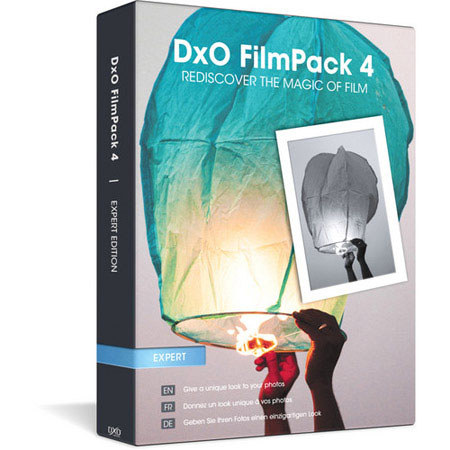 DxO FilmPack 4 Expert Edition Image Processing, Win & Mac, Boxed Version
