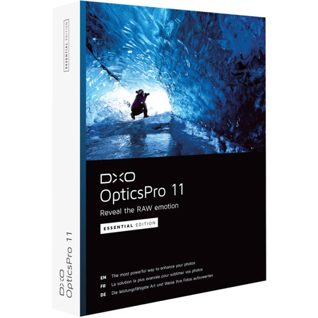 DxO Labs OpticsPro 11 Essential Edition Photo Enhancing Software, DVD