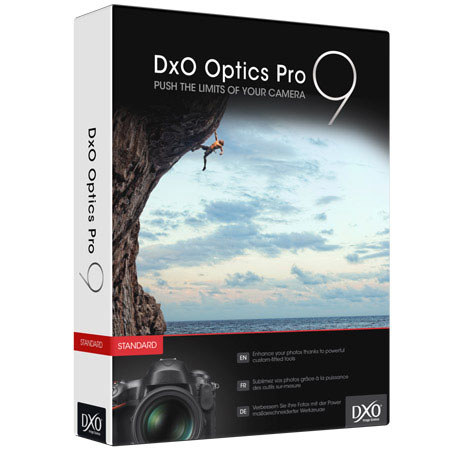 DXO Optics Pro 9 Standard Edition Photo Enhancing Software