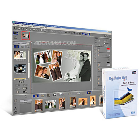 Dg Foto Art Gold, Digital Album Creation Software 5.1