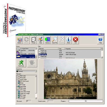LC Technology Photorecovery, Image & File Recovery Software for all Types of Digital Media, for Windows