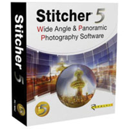 Realviz Stitcher 5.6 Unlimited Software for QTVR Panorama Stitching, for Macintosh & Windows.