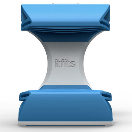 itFits Smartphone Accessory, Frees Hands from iPhone 3/3G/4/4S/5, Electric Blue