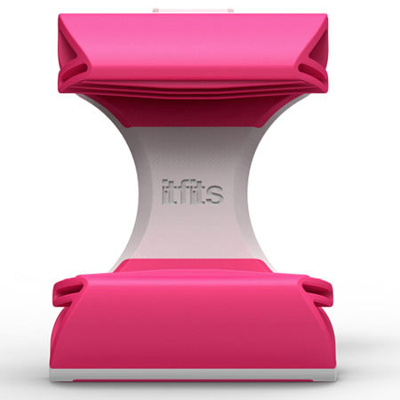 itFits Smartphone Accessory, Frees Hands from iPhone 3/3G/4/4S/5, Tickled Pink