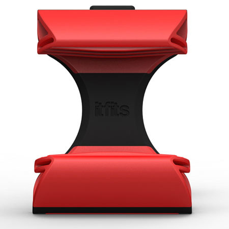 itFits Smartphone Accessory, Frees Hands from iPhone 3/3G/4/4S/5, Cherry Red
