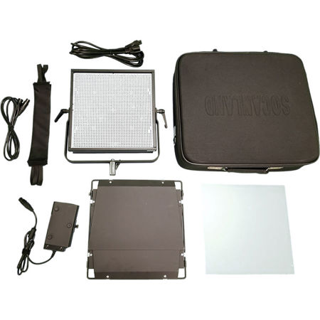 Intellytech Nova-X 100W 1x1 Bi-Color Panel Kit with DMX, 60deg. Flood,Gold Mount