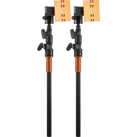 Inovativ Twin Two-Stage Risers with 2x Pro Monitor Mounts