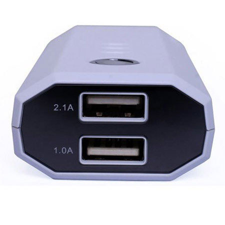 iWalk Extreme 5200 Duo 5200mAh Dual USB Backup Battery for Smartphones, White