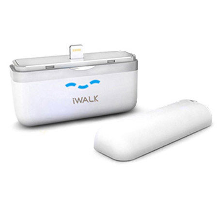 iWalk Link 1700i5 1700 mAh Docking Backup Battery for iPhone 5/5s, White