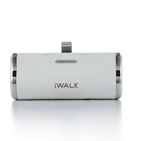 iWalk Link 2500i5 2500mAh Docking Backup Battery for iPhone 5/5S, White