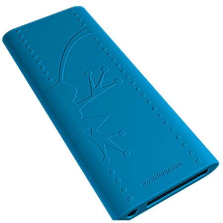 ifrogz N4GWRAPZBLUE Silicone Skin for iPod Nano 4th Gen