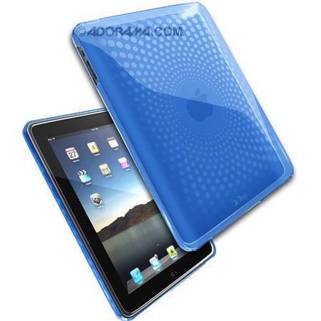 ifrogz IPADSGBLU Softgloss Semi-Opaque Protective Case, Blue