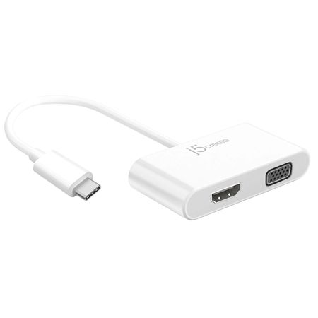 J5 Create JCA174 USB-Type C to VGA & HDMI Adapter