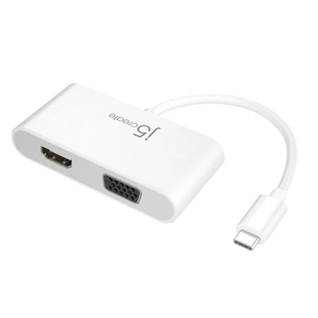 J5 Create JCA174 USB Type-C to VGA & HDMI Adapter